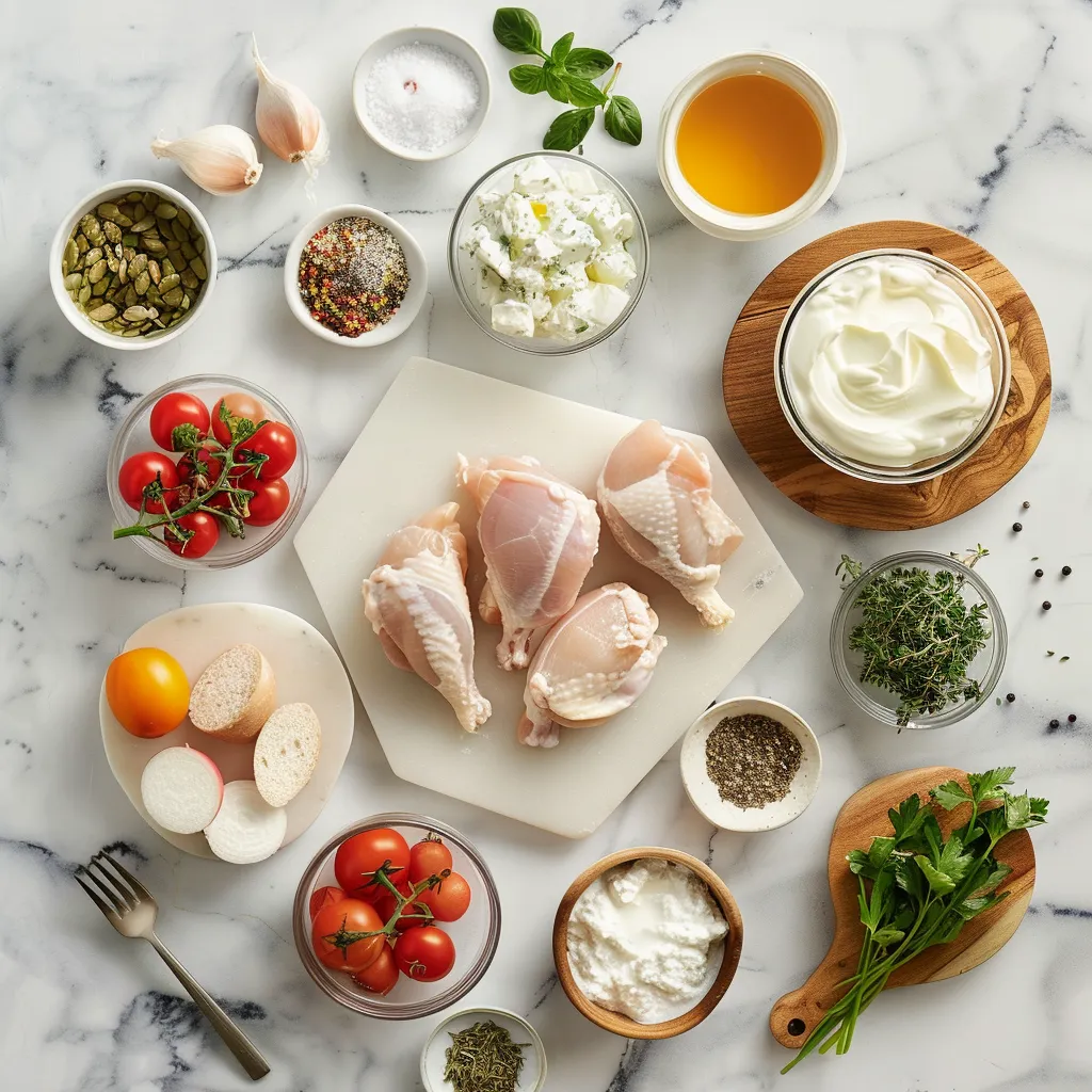 Exquisite Chicken Bake with Greek Yogurt – Comfort Food Bliss ingredients