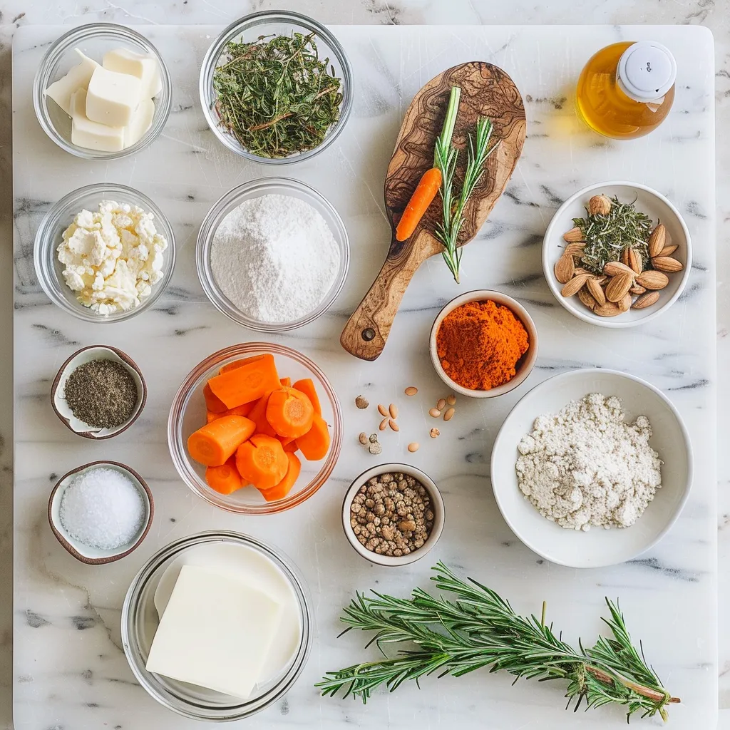 Flavorful Carrot Cake Loaf Recipe – A Cozy Delight ingredients