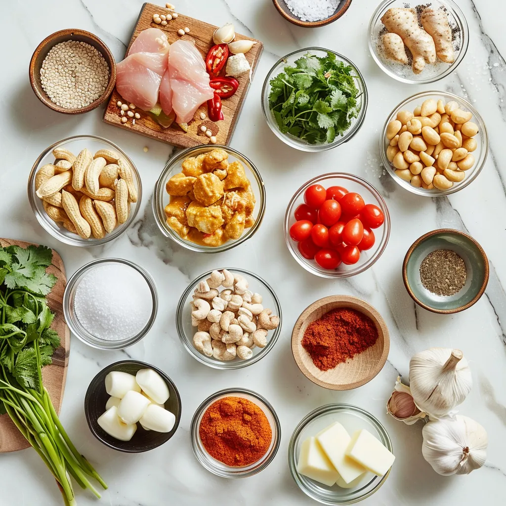 Fresh Chicken Peanut Curry: A Comforting Delight ingredients