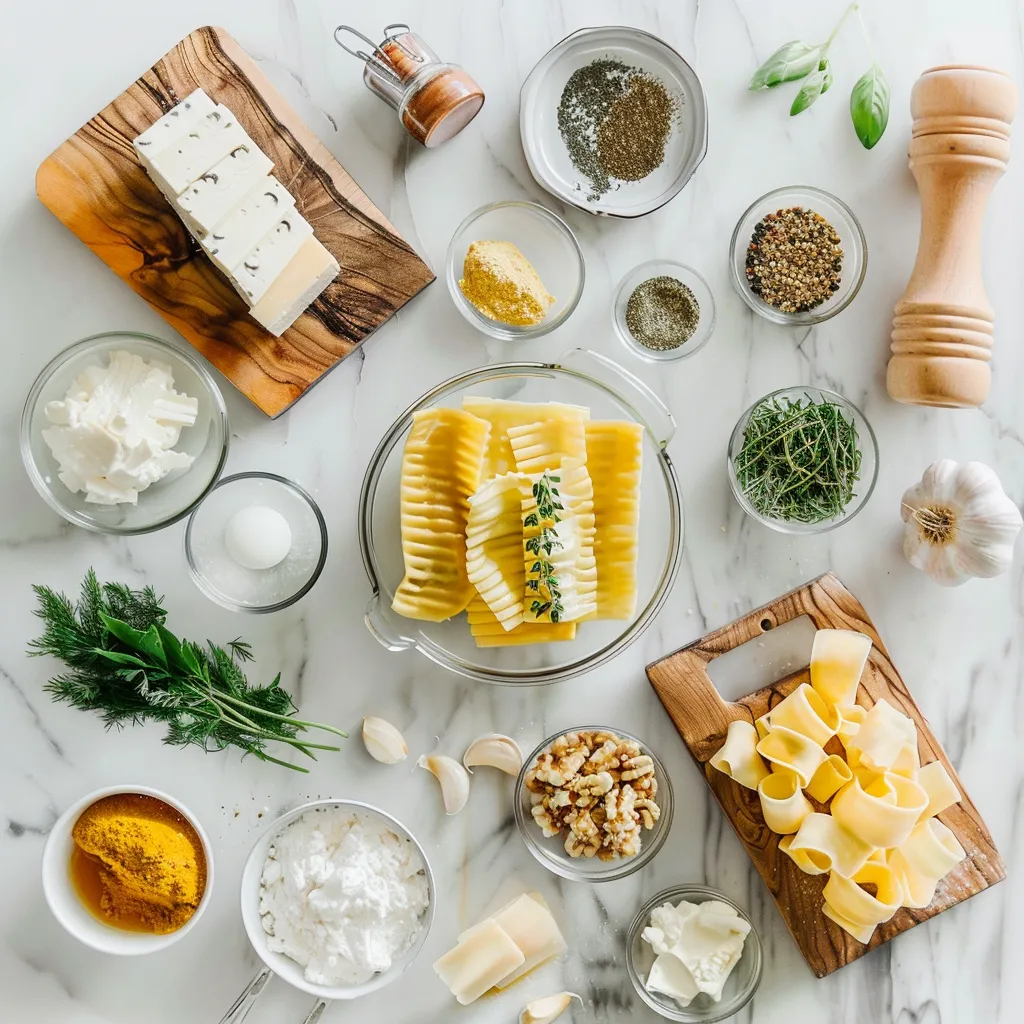 Golden Manicotti Recipe: A Festive Family Feast ingredients