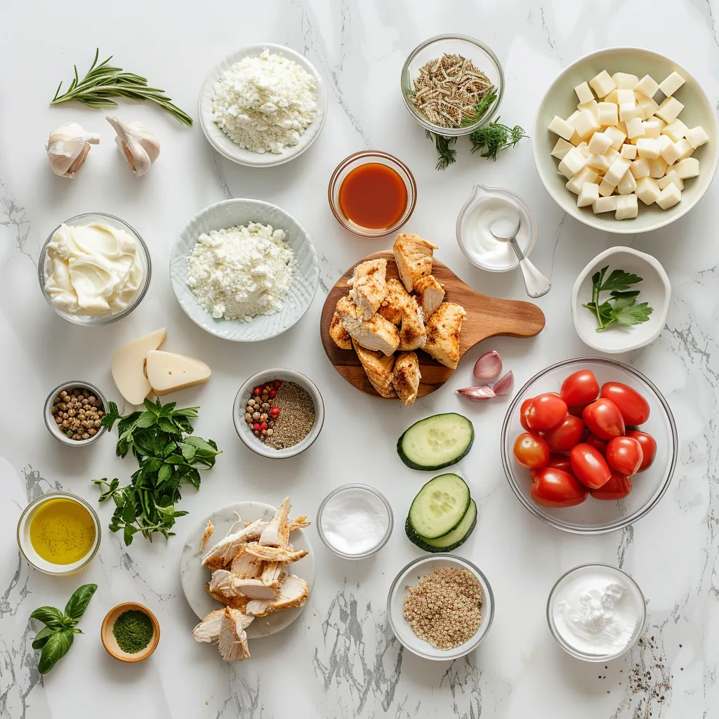 Heavenly Greek Chicken Gyro Pasta Recipe for Everyone ingredients