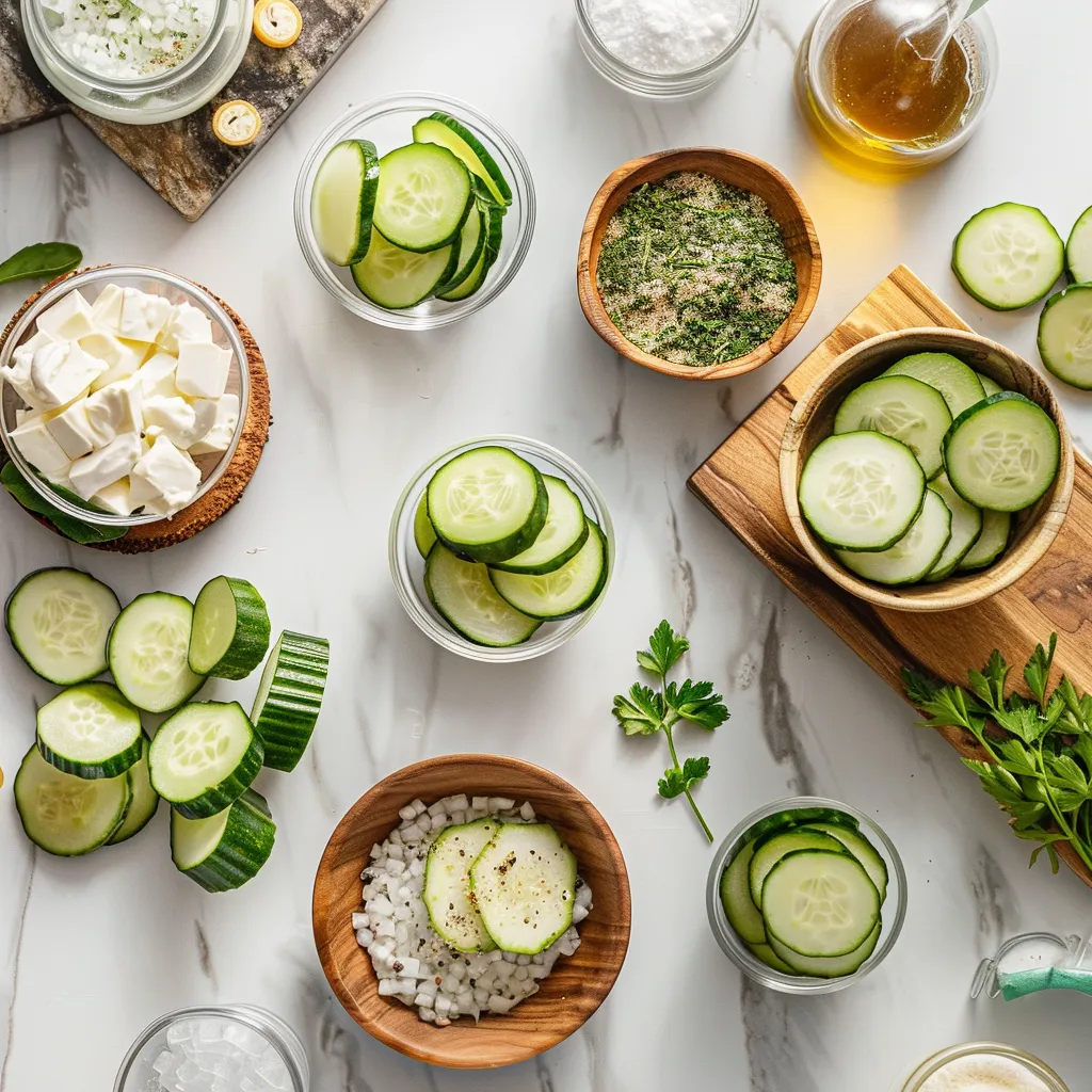How to make Cucumber Salad (Mexican style) Crispy ingredients