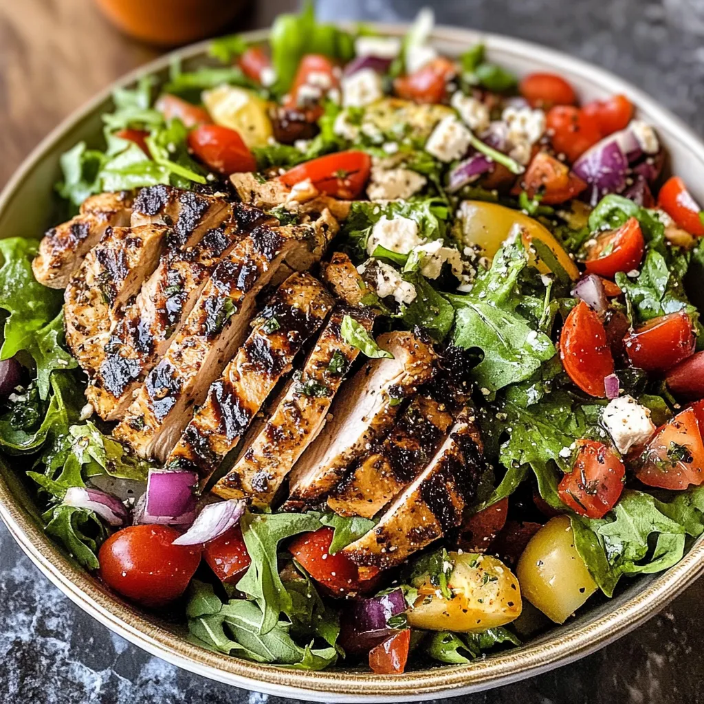 Irresistible Greek Chicken Salad