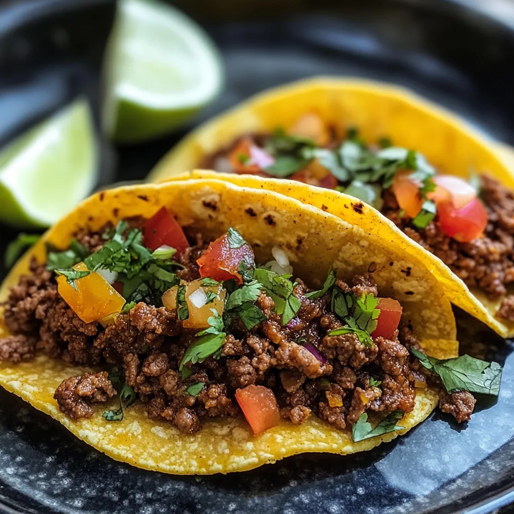 Irresistible Ground Beef Tacos