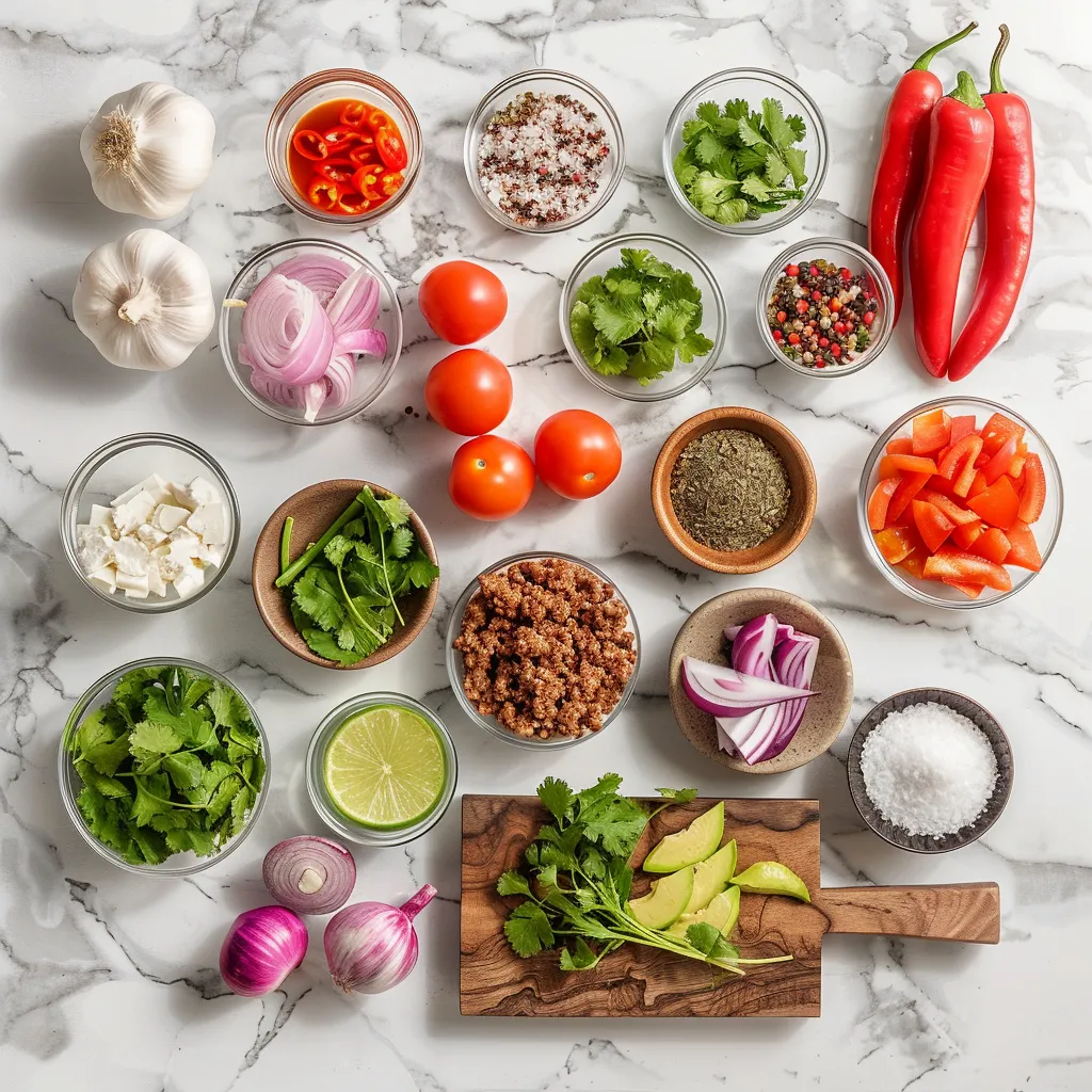 Irresistible Ground Beef Tacos ingredients