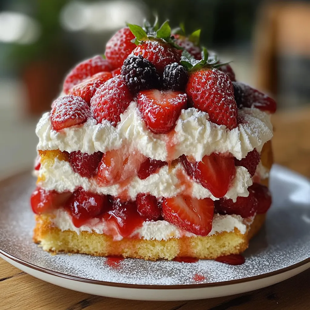 Juicy Unforgettable Strawberry Shortcake Cake in 5 Simple Steps