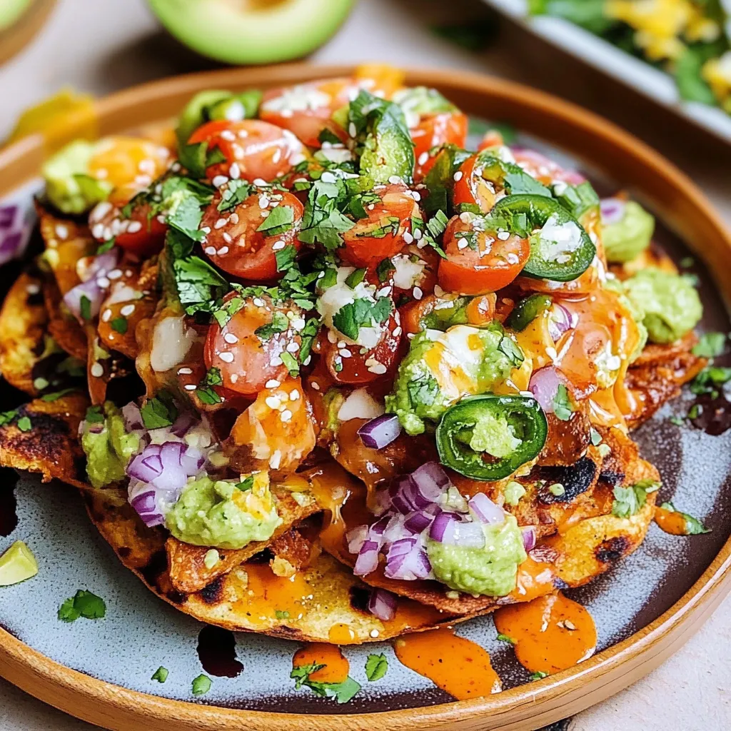 Loaded Sweet Potato Nachos Flavorful