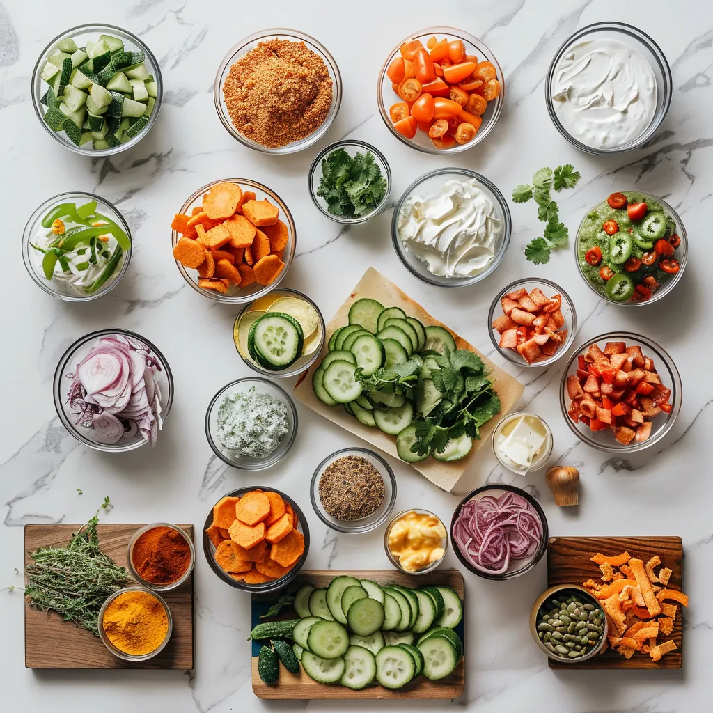 Loaded Sweet Potato Nachos Flavorful ingredients