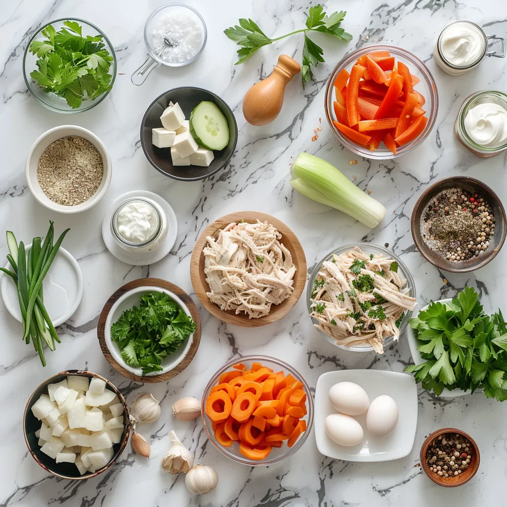 Mouthwatering Slow Cooker Shredded Chicken (Meal-Prep Friendly) ingredients