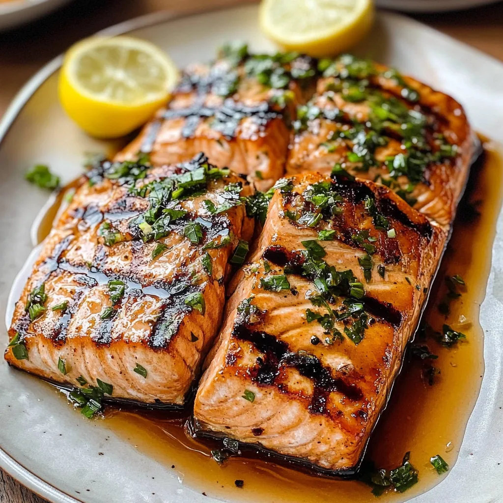 Perfect Marinated Grilled Salmon Recipe Tasty