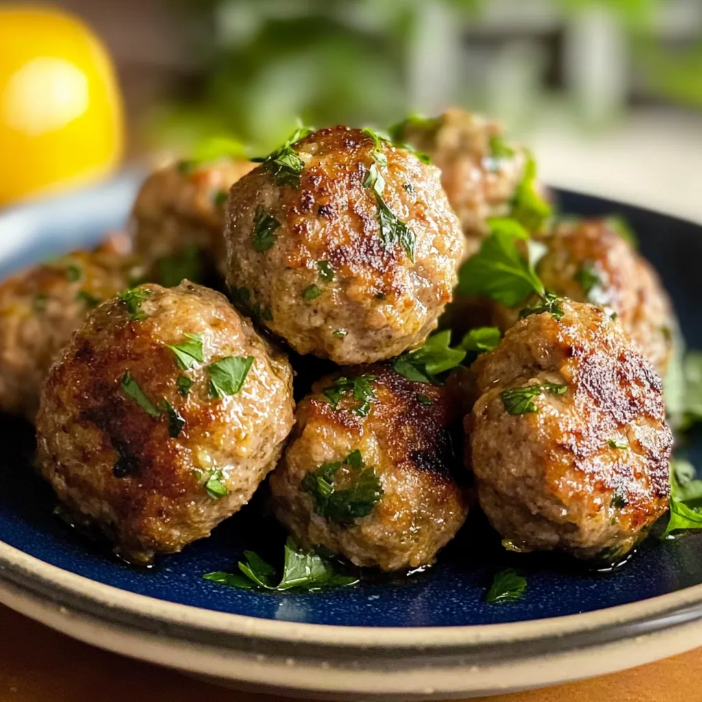 Rapid Baked Turkey Meatballs Scrumptious