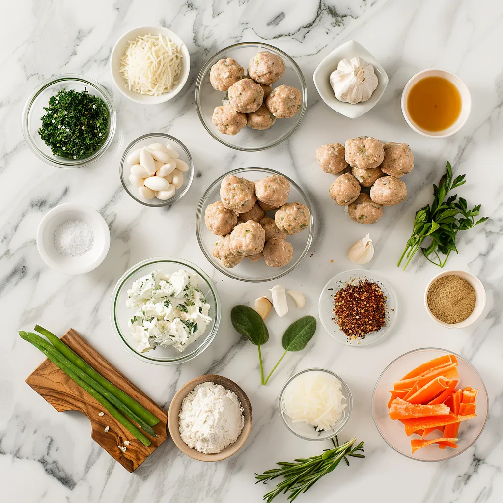 Rapid Baked Turkey Meatballs Scrumptious ingredients