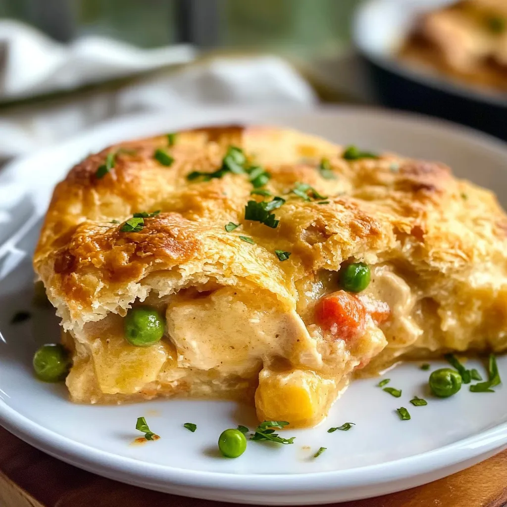 Scrumptious Effortless Chicken Pot Pie Cobbler