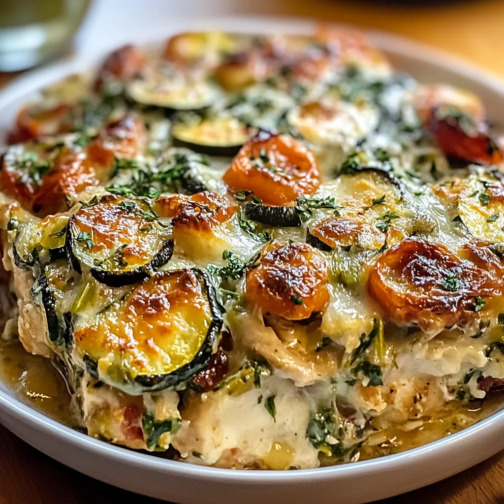 Scrumptious Tasty Chicken Zucchini Bake for Cozy Evenings