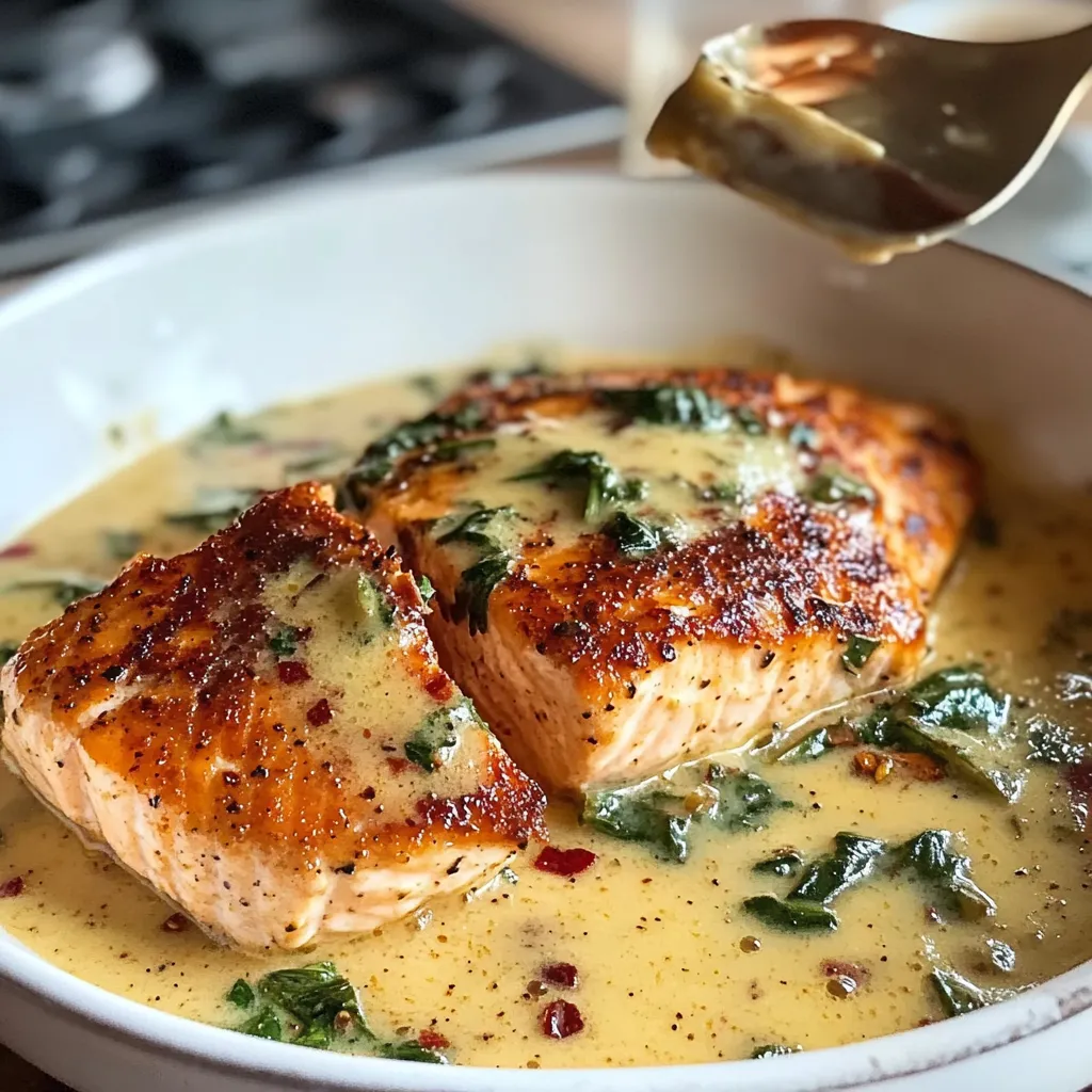 Simple Creamy Tuscan Salmon with Coconut Milk Irresistible