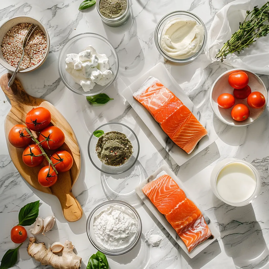Simple Creamy Tuscan Salmon with Coconut Milk Irresistible ingredients