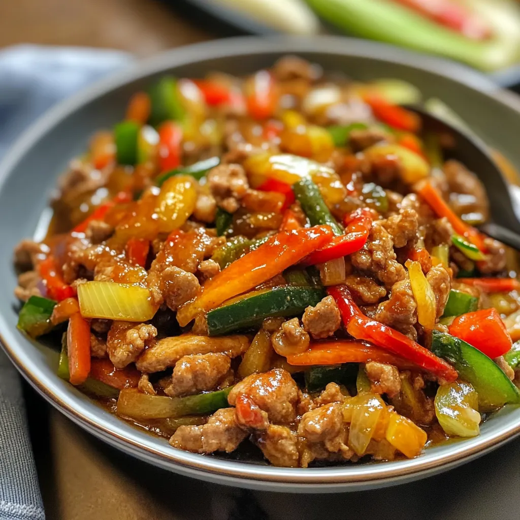Simple Ground Turkey and Veggie Stir Fry Fresh