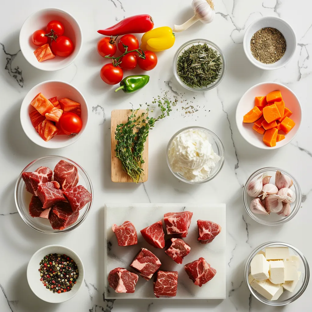 Sweet and Sticky Steak Bites Mouthwatering ingredients