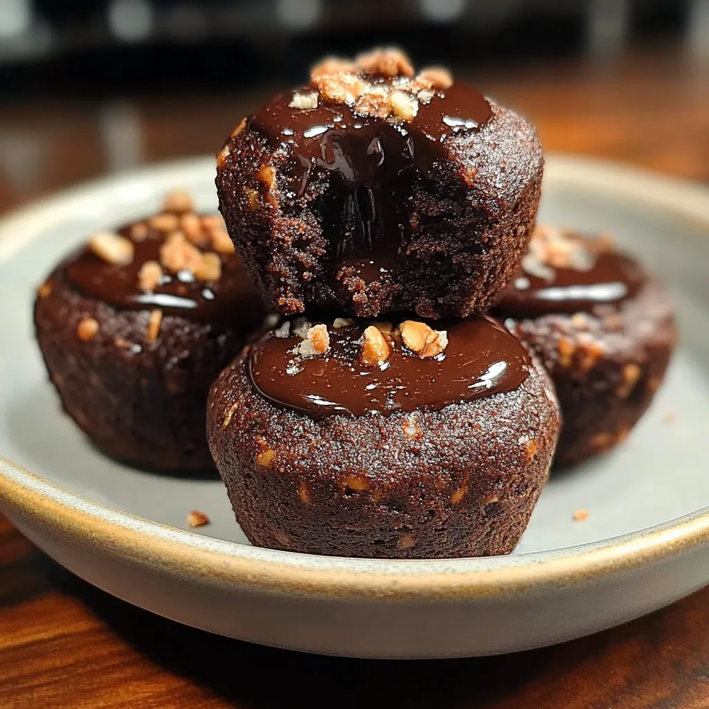 3-Ingredient Effortless No Bake Brownie Bites Juicy
