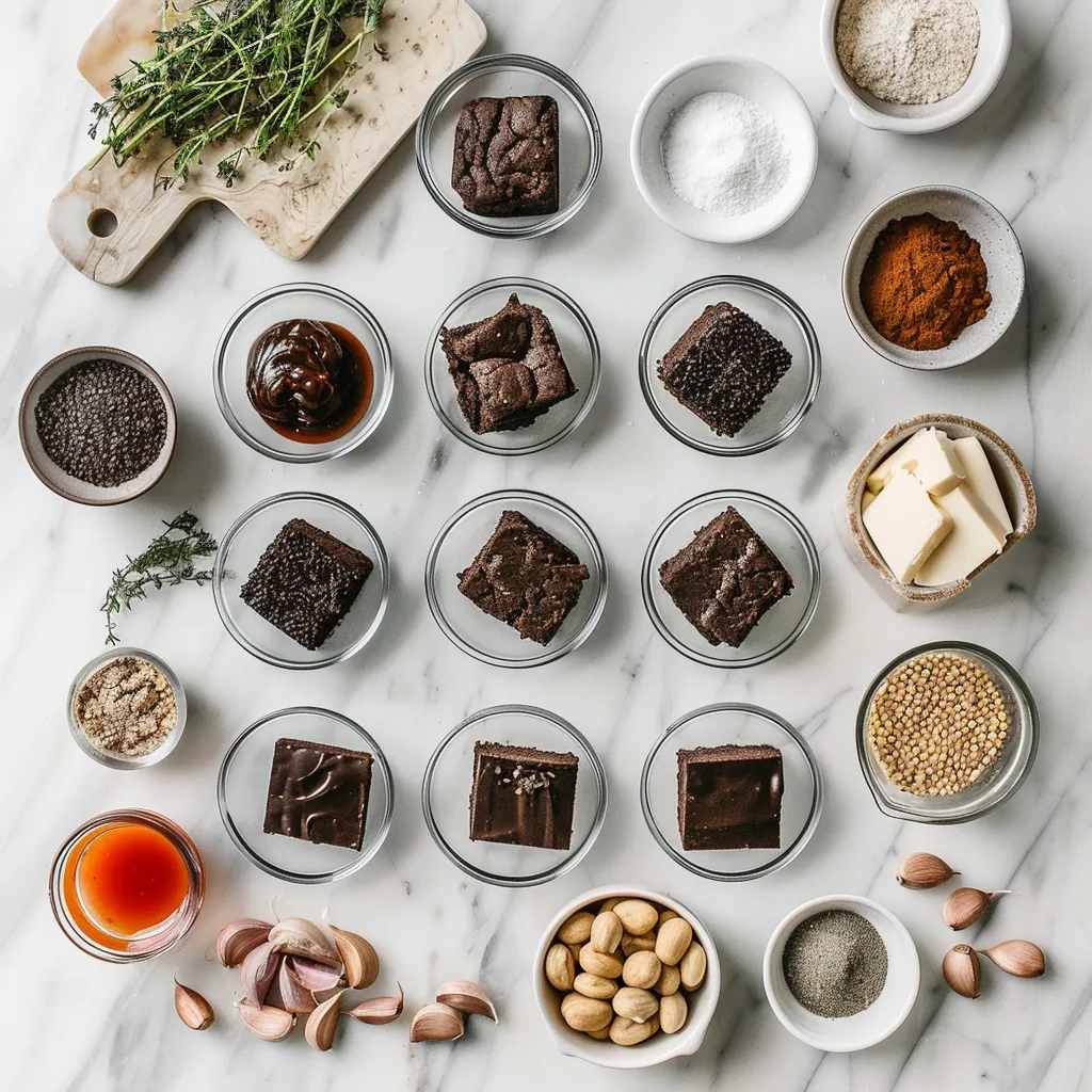 3-Ingredient Effortless No Bake Brownie Bites Juicy ingredients