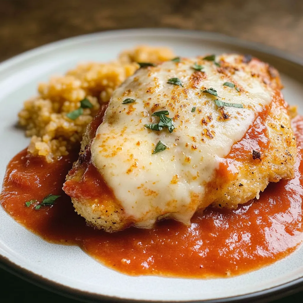 Air Fryer Chicken Parmesan Golden