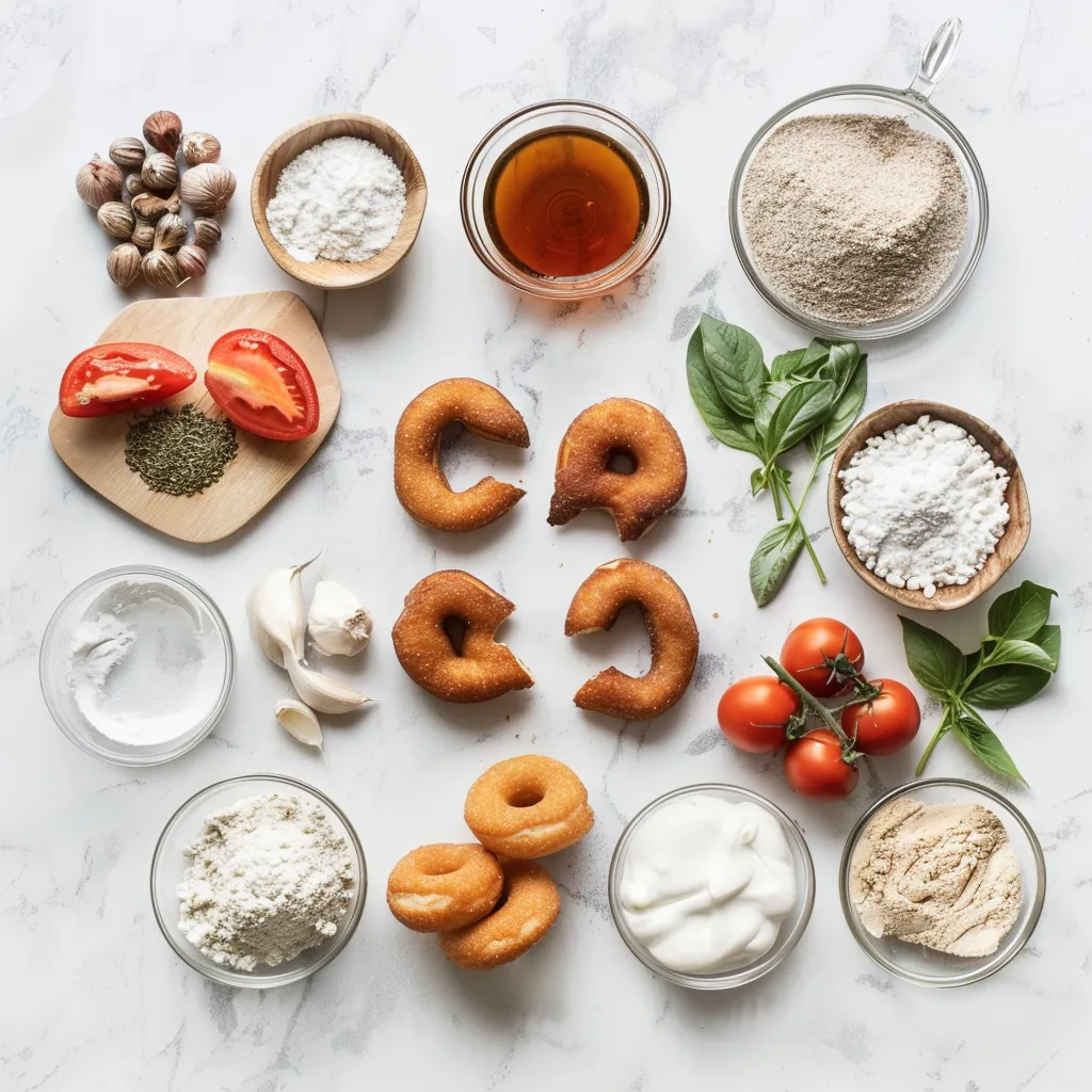 Air Fryer Heart-Shaped Donuts Irresistible ingredients