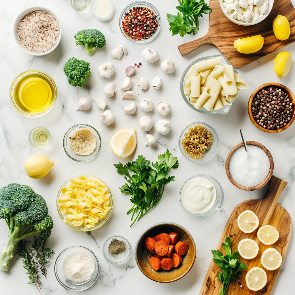 Amazing Saucy Sausage and Lemon Pasta for Flavorful Nights Mouthwatering ingredients