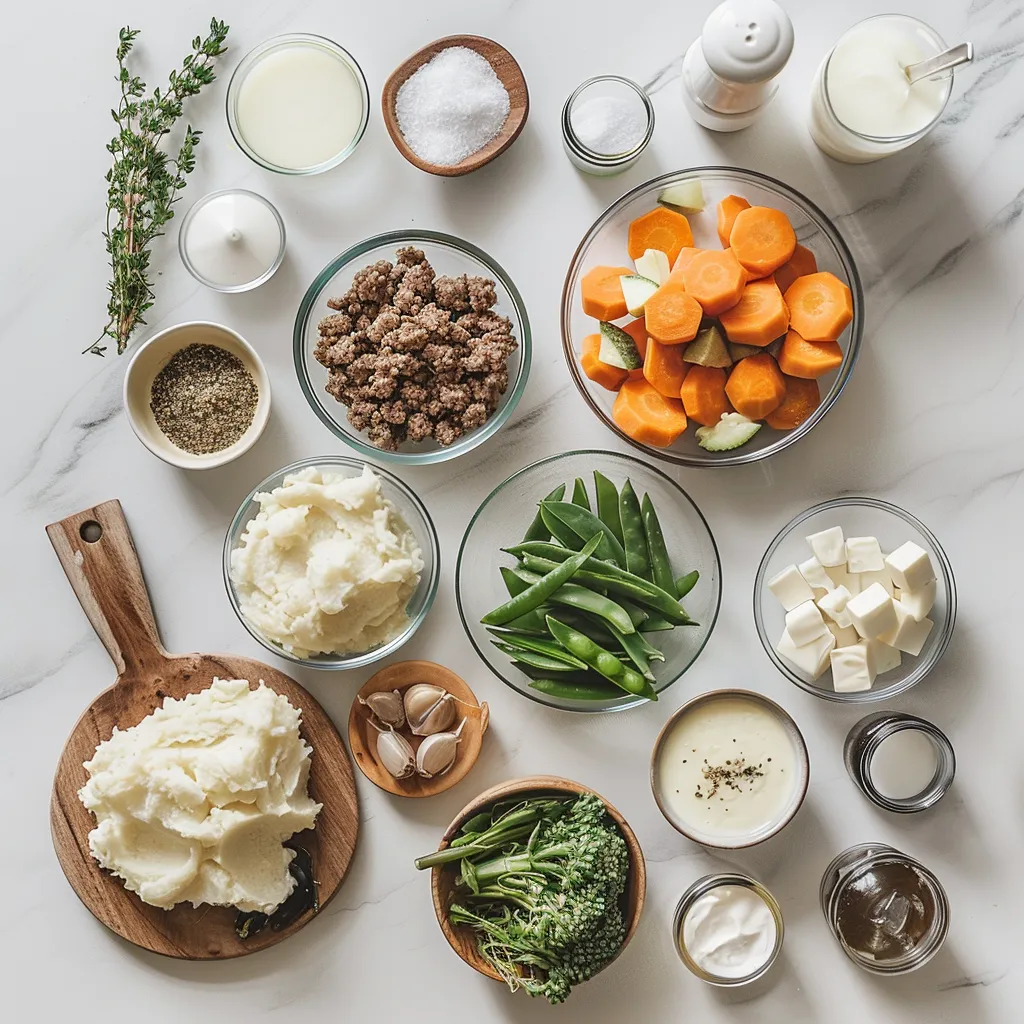 Delicious Shepherd's Pie Recipe for Comfort Food Lovers ingredients