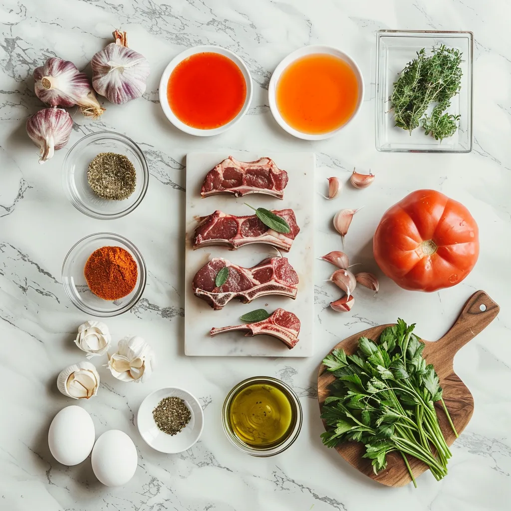 Flavorful Grilled Lamb Chops Recipe You’ll Love! ingredients