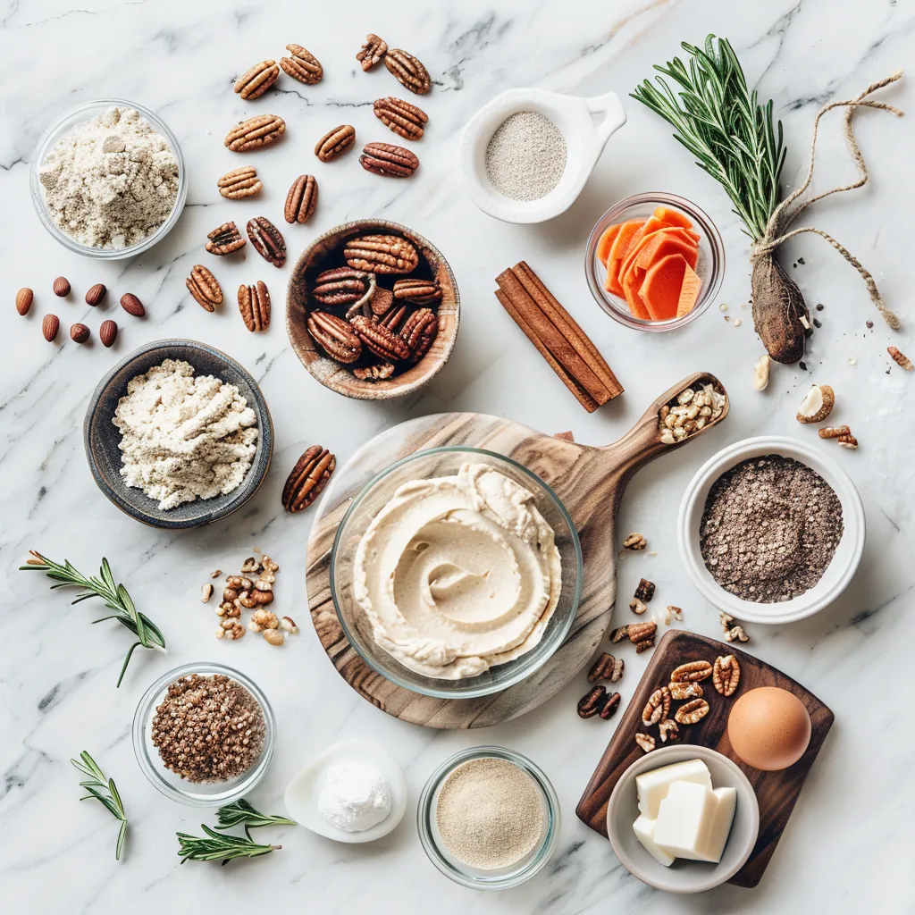 Incredible Vegan Pecan Upside Down Cake for Tasty Moments Yummy ingredients