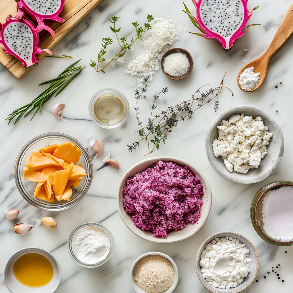 Juicy Amazing Dragon Fruit Pie Crust Recipe for a Tasty Twist ingredients