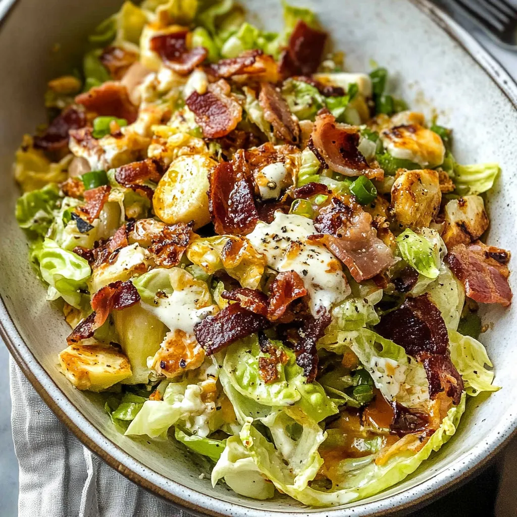 Savory Warm Bacon and Cabbage Salad