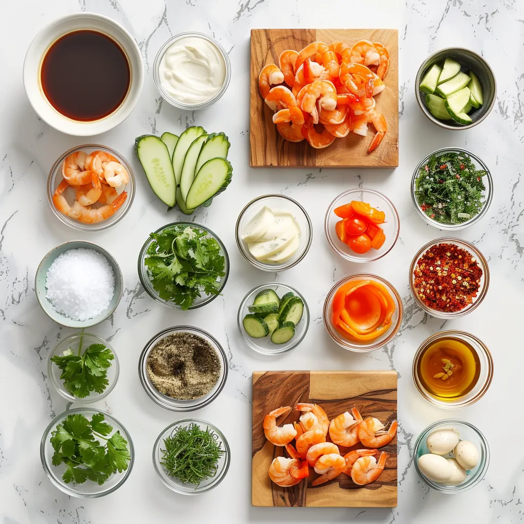 Shrimp Salad Luscious ingredients