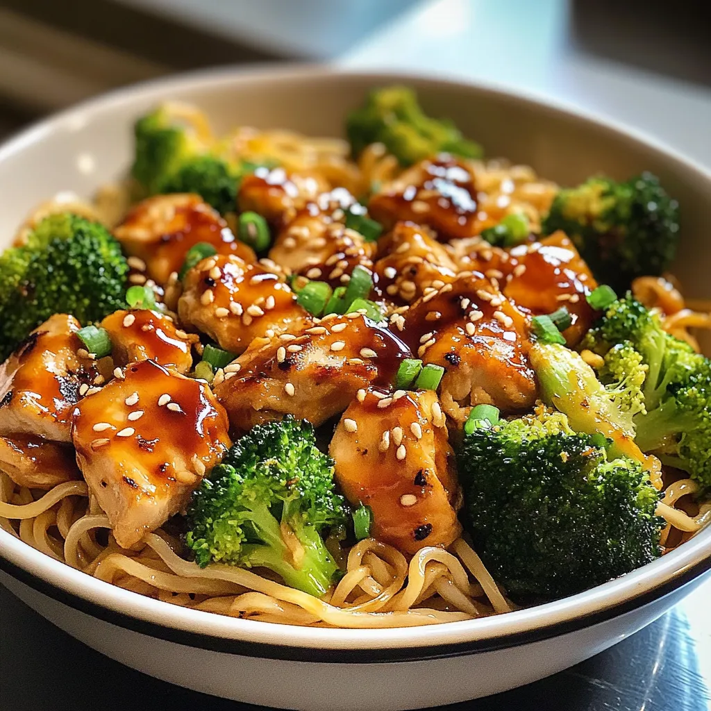 Spicy Garlic Chicken and Broccoli Noodle Bowls | Effortless One-Pan Dinner – Spicy Garlic Chicken and Broccoli Noodle Bowls | Amazing One-Pan Dinner Fresh
