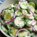 Crowd-Pleasing Dill Yogurt Cucumber Salad — 30-Min Family Dinner Everyone Loves