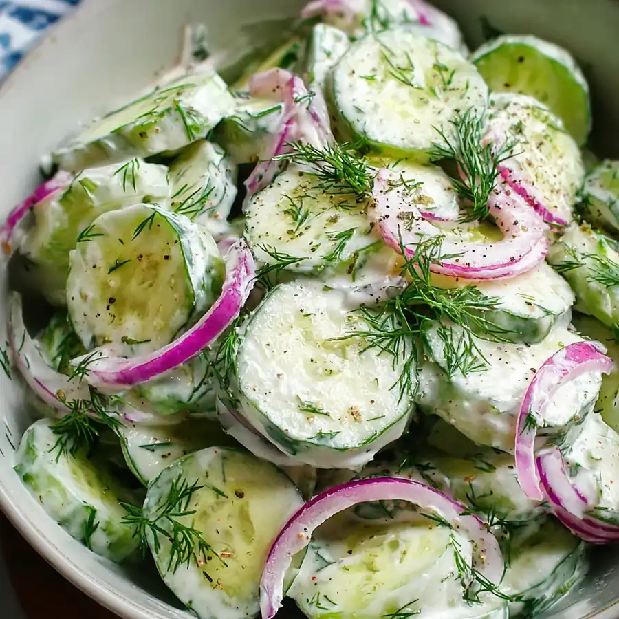 Crowd-Pleasing Dill Yogurt Cucumber Salad — 30-Min Family Dinner Everyone Loves