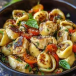 Refreshing Summer Balsamic Chicken Tortellini Salad – Light & Flavorful: One