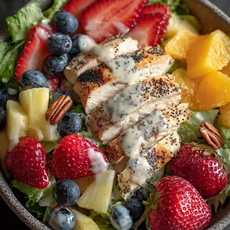 Next-Level Panera Strawberry Poppyseed Salad — 30-Min Family Dinner Everyone Loves