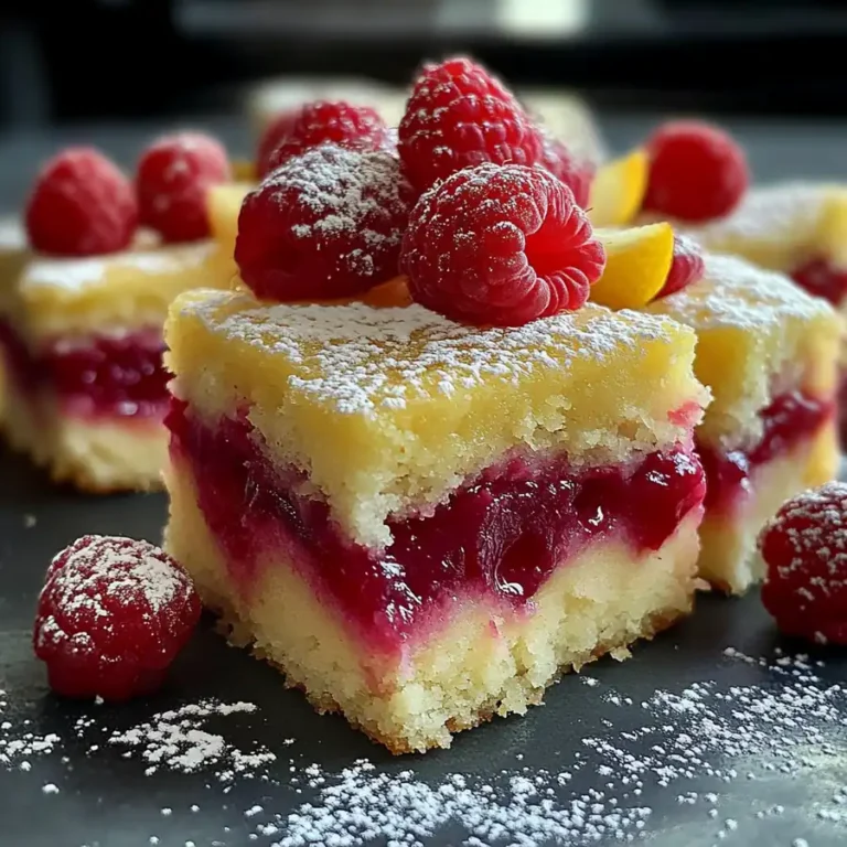 Restaurant-Quality So Fresh & Tangy: Amazing Raspberry Lemon Bars That Are