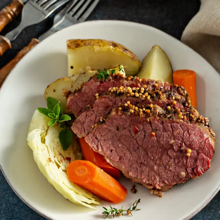 Next-Level Slow Cooker Corned Beef And Cabbage — Better Than a Restaurant