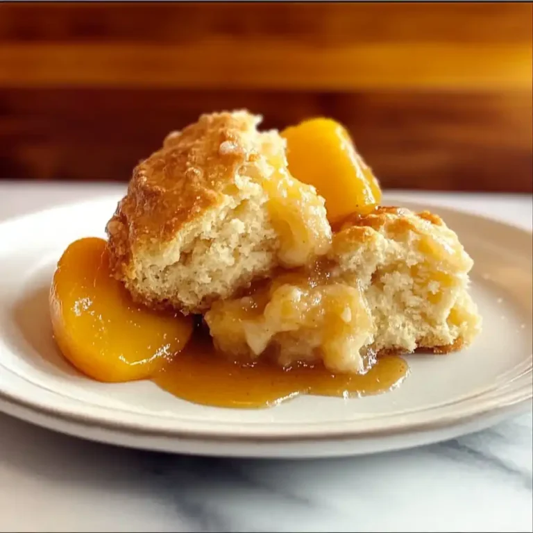 The Most Delicious Irresistible Peach Cobbler with Buttermilk Biscuits – Fresh