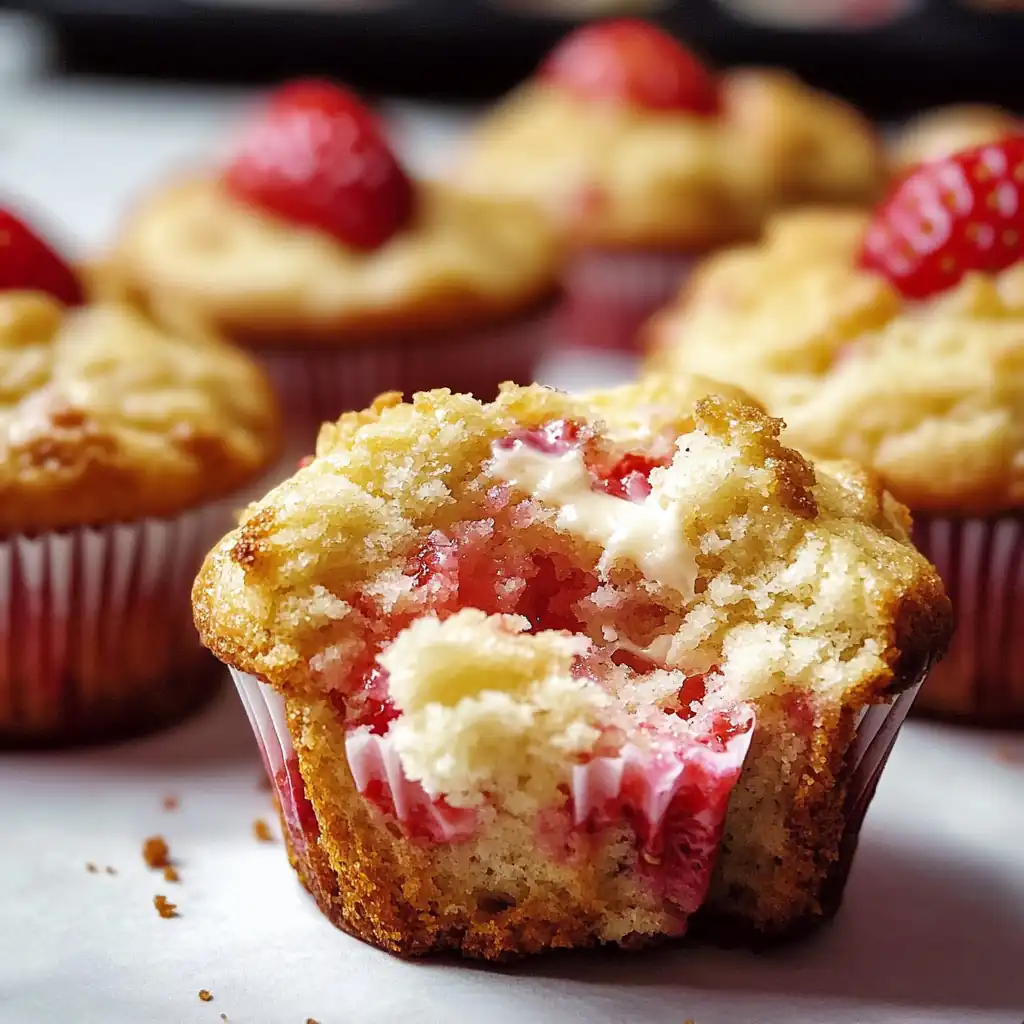 Strawberry Cream Cheese Muffins — Gourmet Breakfast at Home