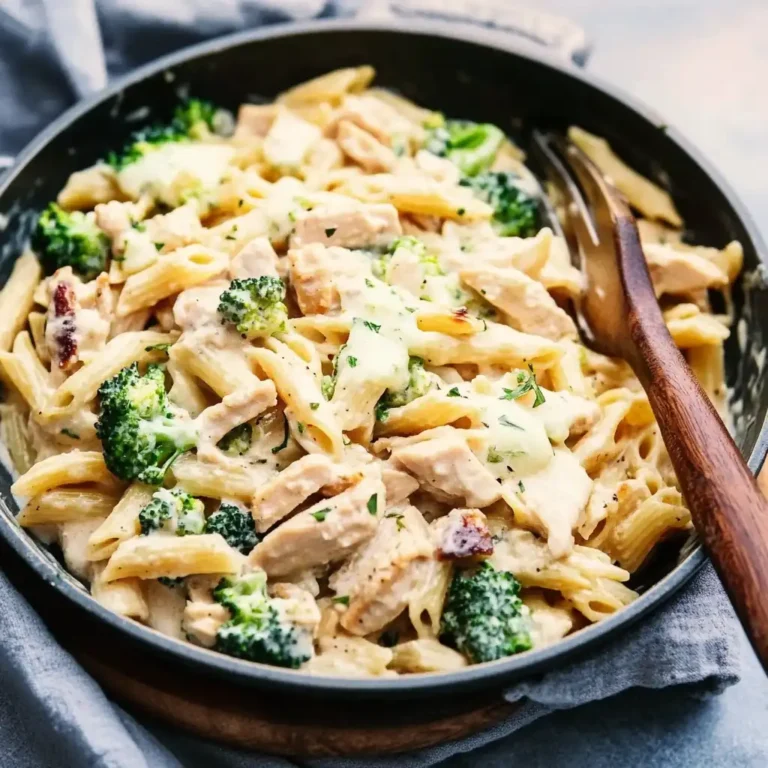 One-Pan Cheesy Ranch Chicken & Broccoli Pasta!