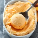 No-Churn Peach Sorbet: The Ultimate Summer Cooler!