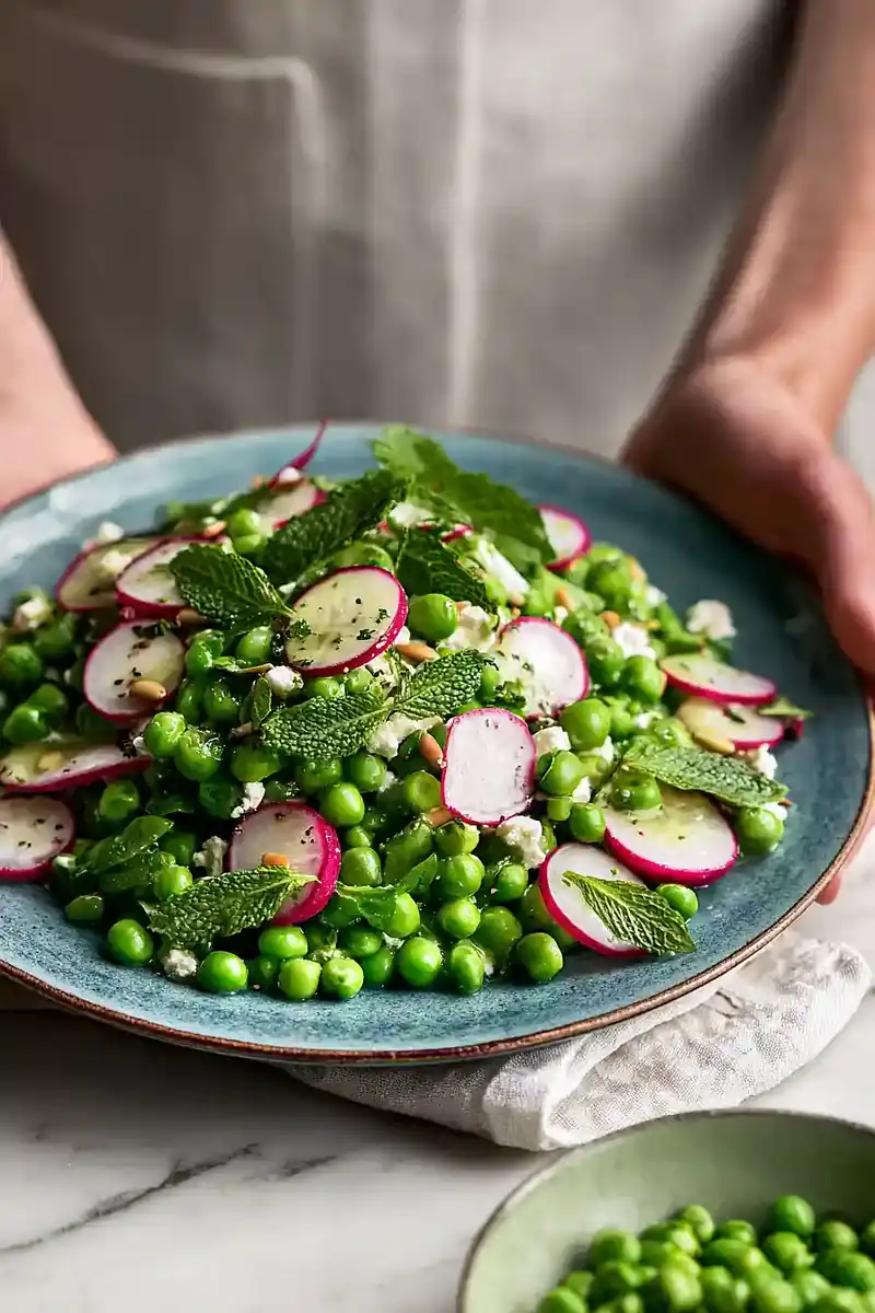 Fresh & Lean Vegetarian Pea Salad — The Ultimate Summer Side