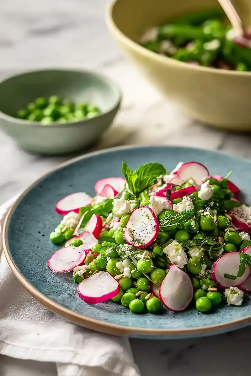 Fresh & Lean Vegetarian Pea Salad — The Ultimate Summer Side