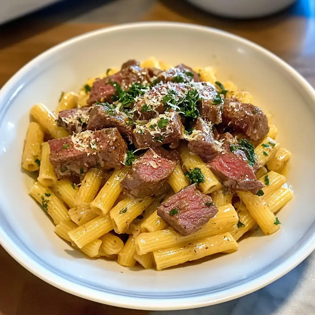 Sweet & Spicy Garlic Steak Pasta: The Ultimate Comfort Dinner