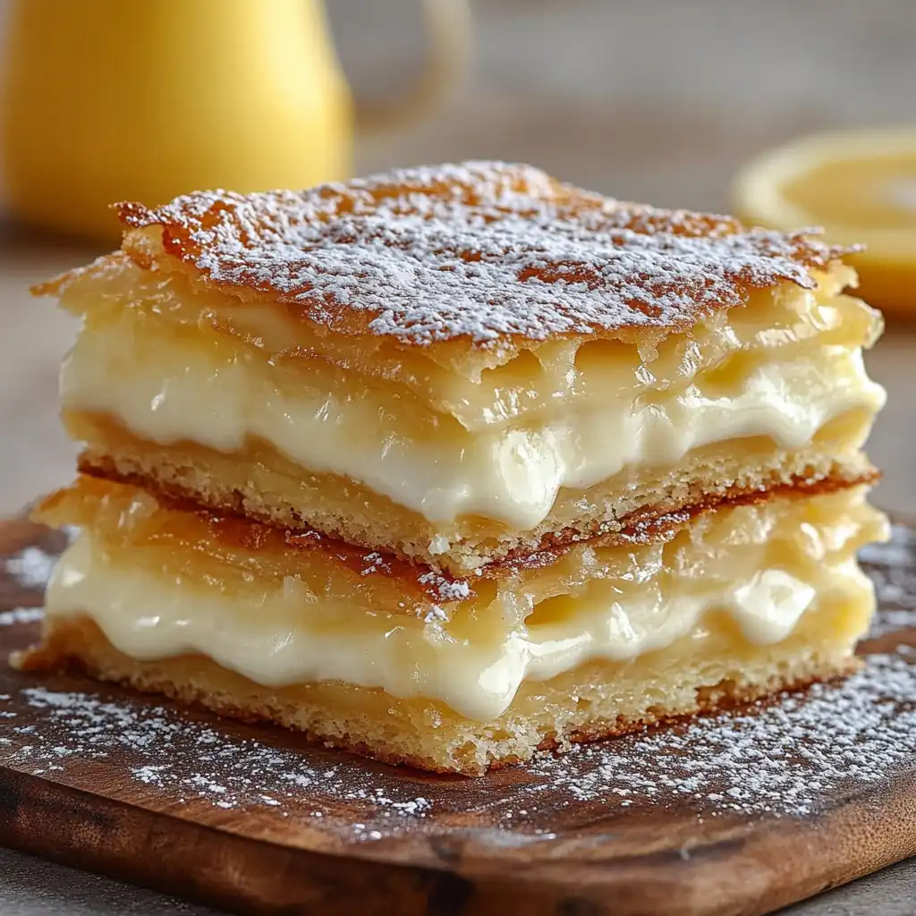 Velvety Vanilla Custard Squares — A Timeless Dessert Treat