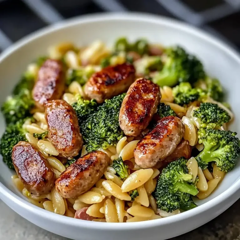 One-Pot Chicken Sausage & Broccoli Orzo: The Ultimate Weeknight Win