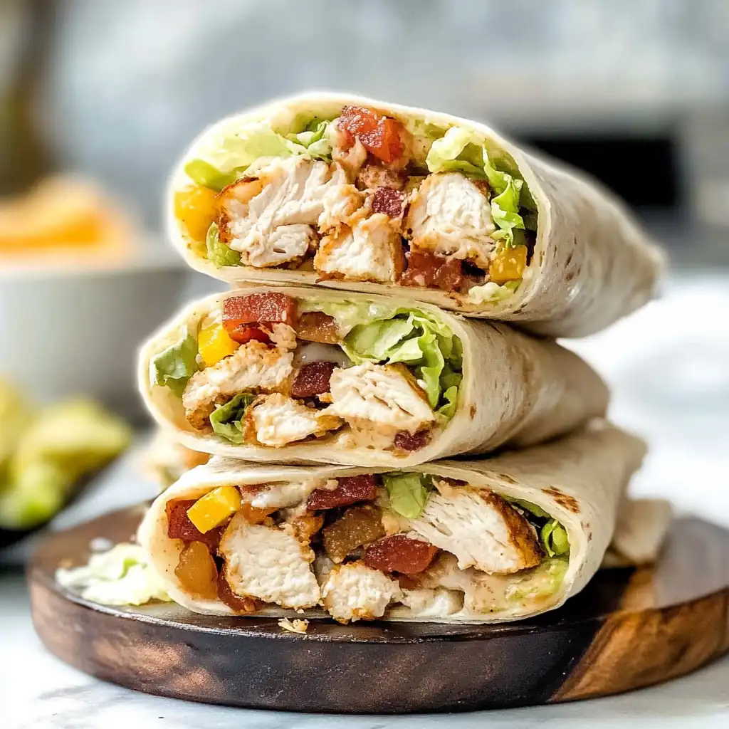 The Ultimate Chicken Bacon Ranch Wrap: Quick & Flavorful Lunch